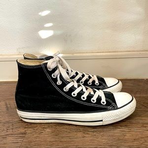 Converse All Star Chuck Taylor High Top Black Sneakers Mens 7 Womens 9